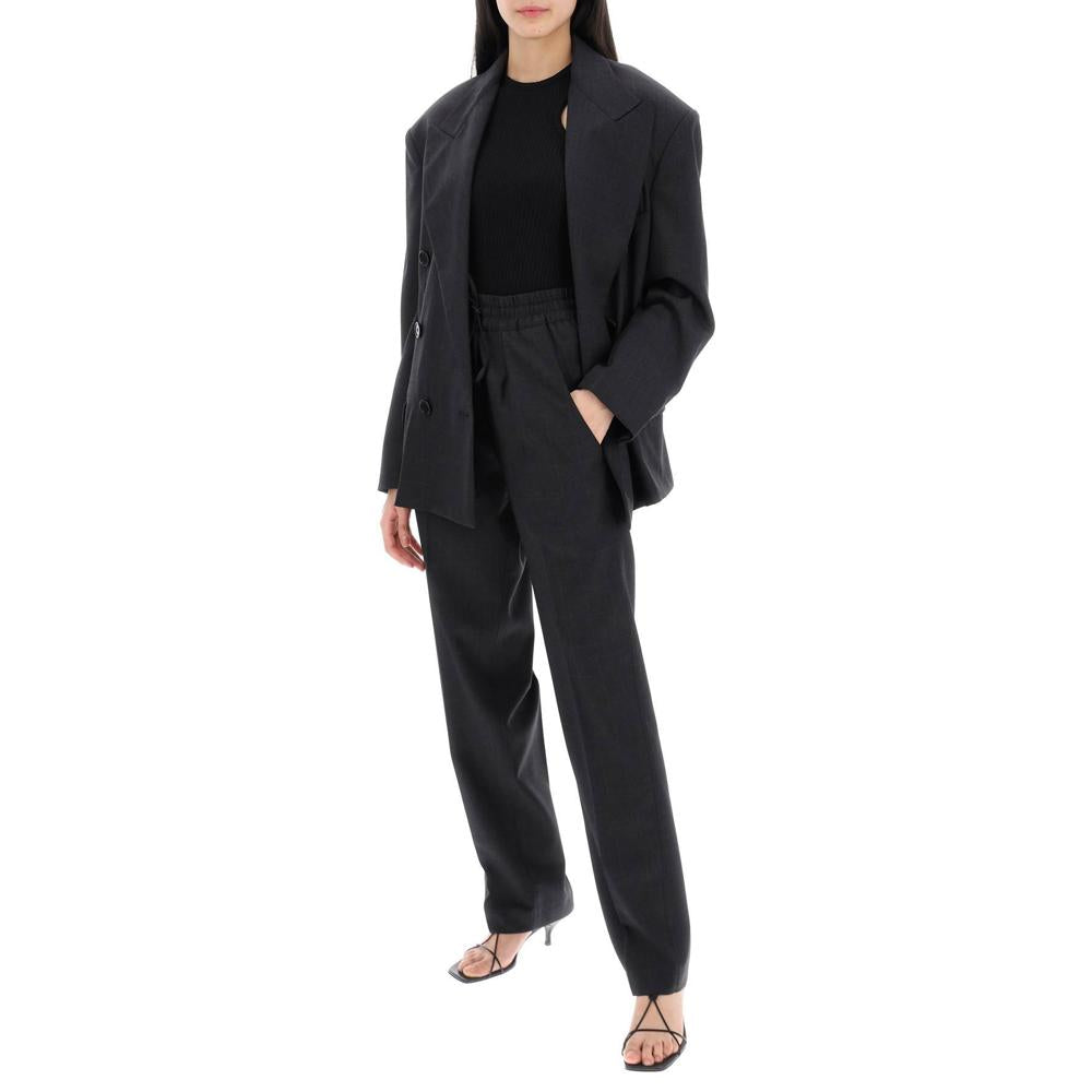 Isabel Marant "Virgin Wool Klero Blazer - Grey - Women's Blazers &amp; Vests