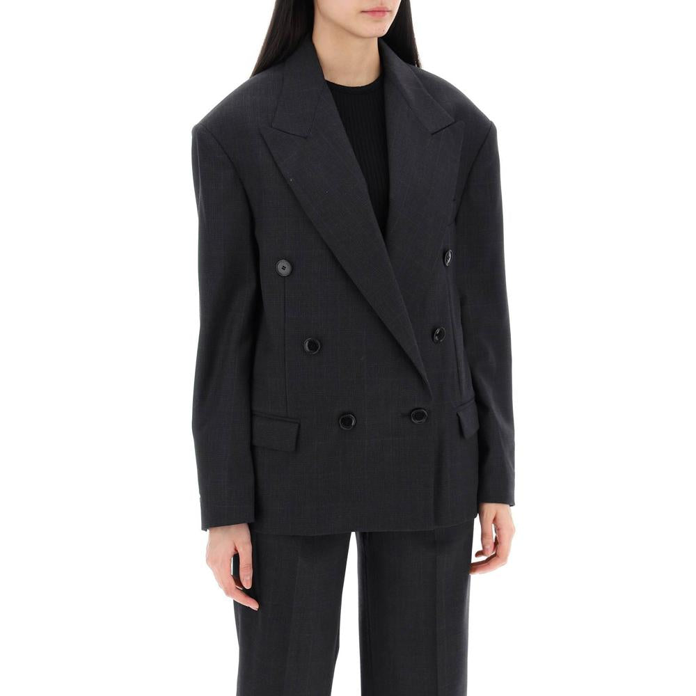 Isabel Marant "Virgin Wool Klero Blazer - Grey - Women's Blazers &amp; Vests