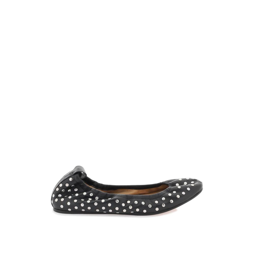 Isabel Marant Leather Studded Ballet Flats By Bel - Black - Women's Ballerinas