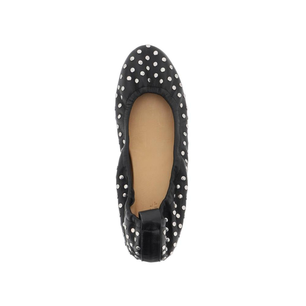 Isabel Marant Leather Studded Ballet Flats By Bel - Black - Women's Ballerinas