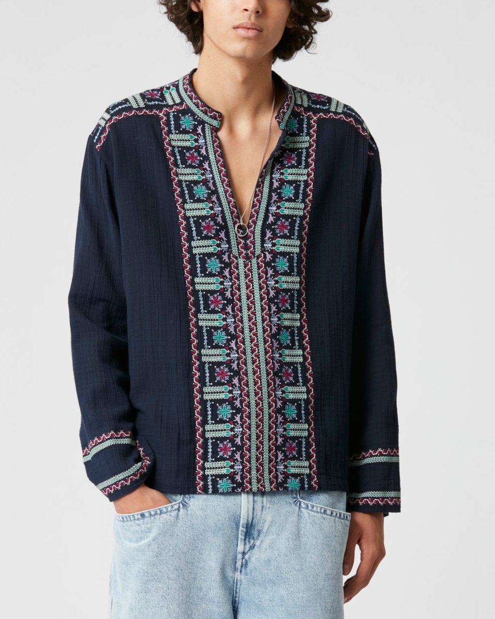 Cikariah Blouse - Faded Night